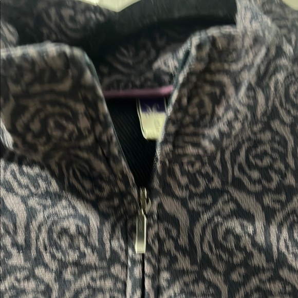 Ibex Black and Purple Fitted Long Sleeve Sweatshirt - Picture 3 of 7